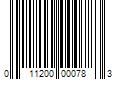 Barcode Image for UPC code 011200000783