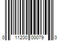 Barcode Image for UPC code 011200000790