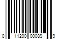 Barcode Image for UPC code 011200000899