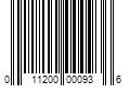 Barcode Image for UPC code 011200000936