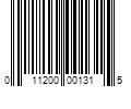 Barcode Image for UPC code 011200001315