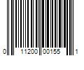 Barcode Image for UPC code 011200001551