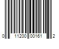 Barcode Image for UPC code 011200001612