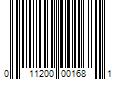 Barcode Image for UPC code 011200001681