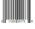 Barcode Image for UPC code 011200001735