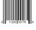 Barcode Image for UPC code 011200001759