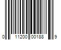 Barcode Image for UPC code 011200001889