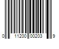 Barcode Image for UPC code 011200002039