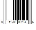 Barcode Image for UPC code 011200002046