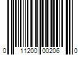 Barcode Image for UPC code 011200002060