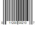 Barcode Image for UPC code 011200002107