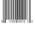 Barcode Image for UPC code 011200002183