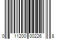 Barcode Image for UPC code 011200002268