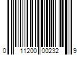 Barcode Image for UPC code 011200002329