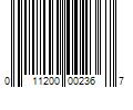 Barcode Image for UPC code 011200002367