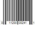 Barcode Image for UPC code 011200002411