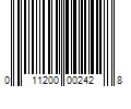 Barcode Image for UPC code 011200002428