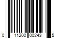 Barcode Image for UPC code 011200002435