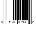 Barcode Image for UPC code 011200002442