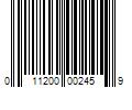 Barcode Image for UPC code 011200002459