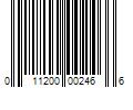 Barcode Image for UPC code 011200002466