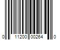 Barcode Image for UPC code 011200002640