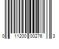 Barcode Image for UPC code 011200002763