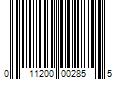 Barcode Image for UPC code 011200002855