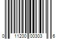 Barcode Image for UPC code 011200003036