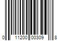 Barcode Image for UPC code 011200003098