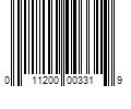 Barcode Image for UPC code 011200003319