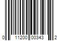 Barcode Image for UPC code 011200003432