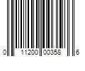 Barcode Image for UPC code 011200003586