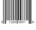 Barcode Image for UPC code 011200003715