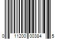 Barcode Image for UPC code 011200003845