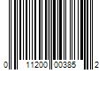 Barcode Image for UPC code 011200003852