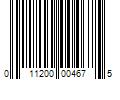 Barcode Image for UPC code 011200004675