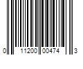 Barcode Image for UPC code 011200004743