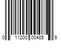 Barcode Image for UPC code 011200004859