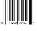 Barcode Image for UPC code 011200004934