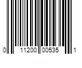 Barcode Image for UPC code 011200005351