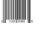 Barcode Image for UPC code 011200005535