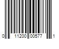 Barcode Image for UPC code 011200005771