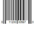 Barcode Image for UPC code 011200005870