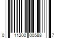 Barcode Image for UPC code 011200005887