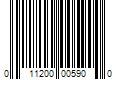 Barcode Image for UPC code 011200005900