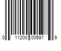 Barcode Image for UPC code 011200005979