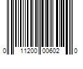 Barcode Image for UPC code 011200006020