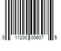 Barcode Image for UPC code 011200006075