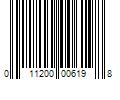 Barcode Image for UPC code 011200006198